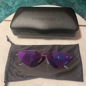 Balenciaga Purple Sunglasses